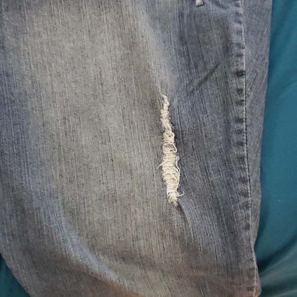 YMI distressed Medium Wash Stretch skinny jeans Plus‎ Size 24 - Picture 11 of 12